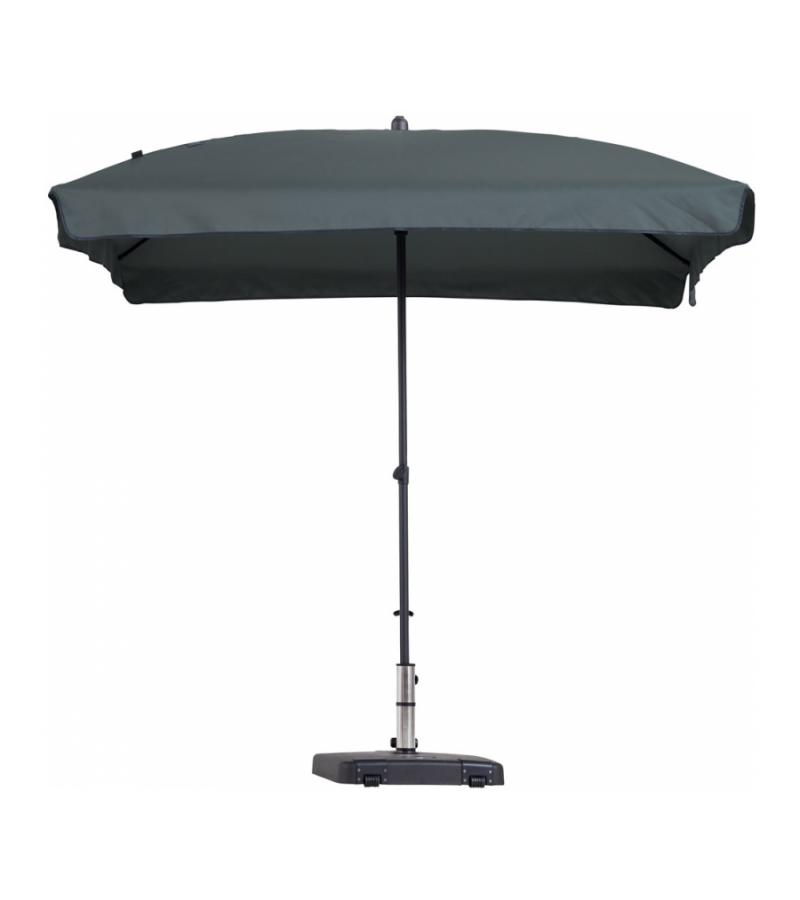 Madison parasol Patmos rechthoek 210x140 cm grijs